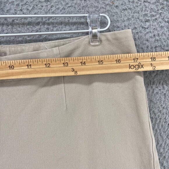 Chicos Pants Womens 2 US 12 Beige Fabulously Slimming Twill Stretch Skinny Leg - Picture 8 of 12